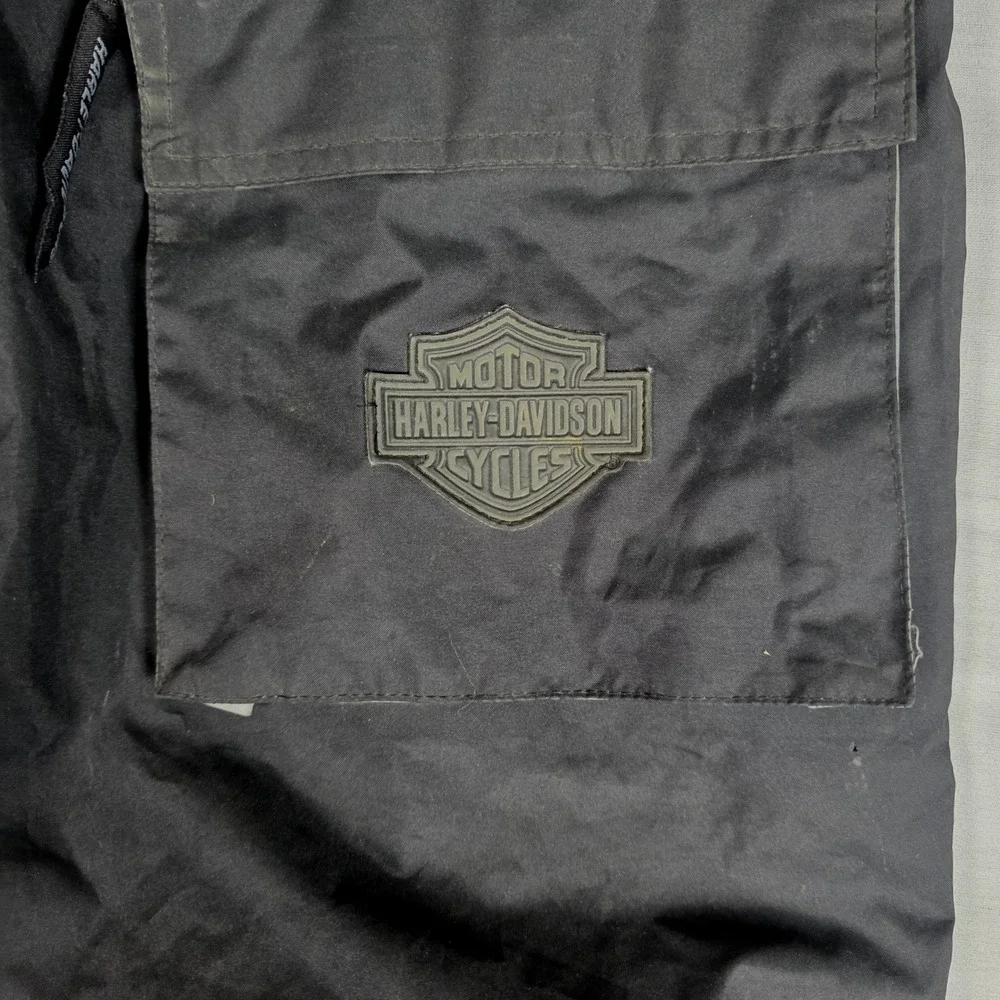 Harley Davidson Mens Motorcycle Riding Pants Black Water Resistant Medium Bootie